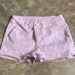 Kids pink shorts